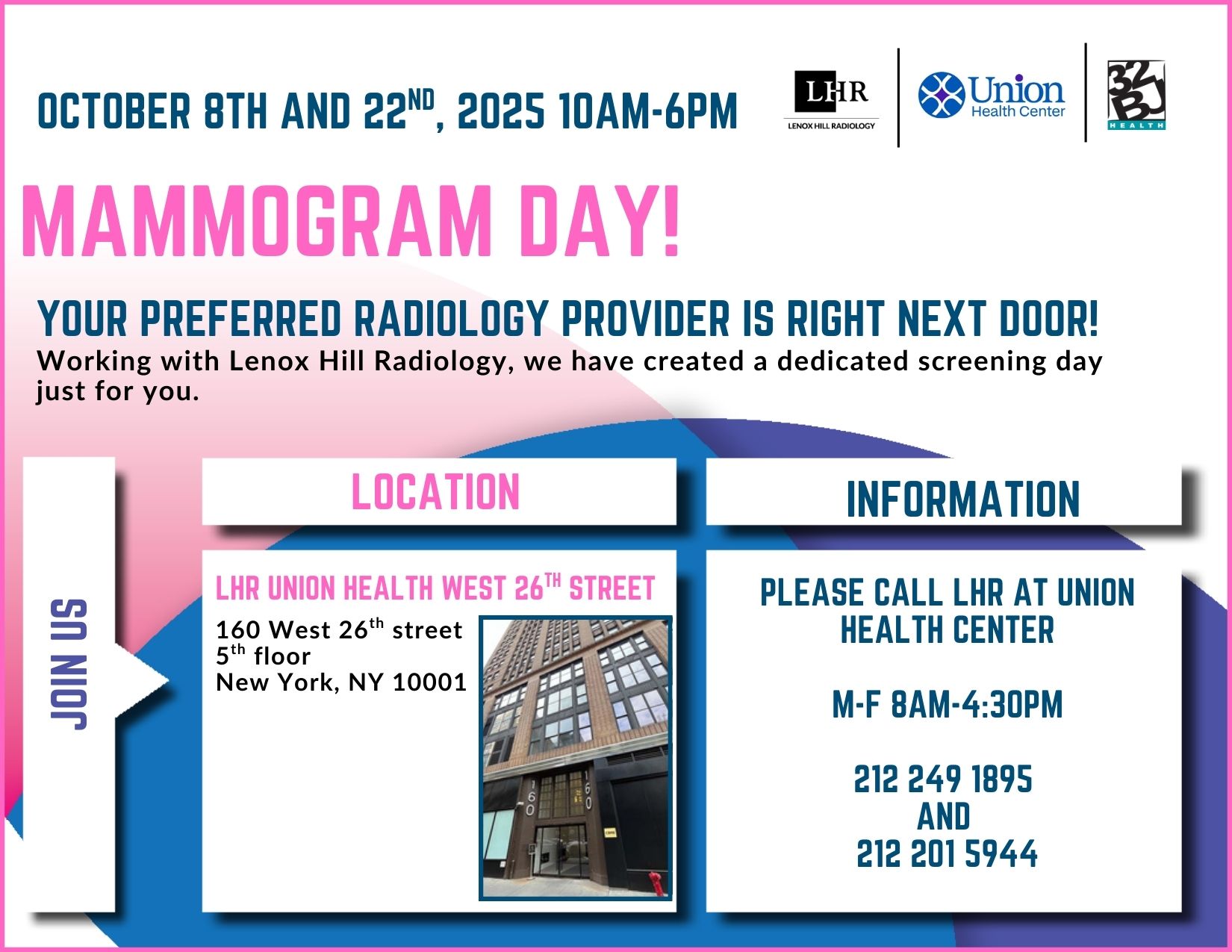 Mammogram Day at Lenox Hill Radiology