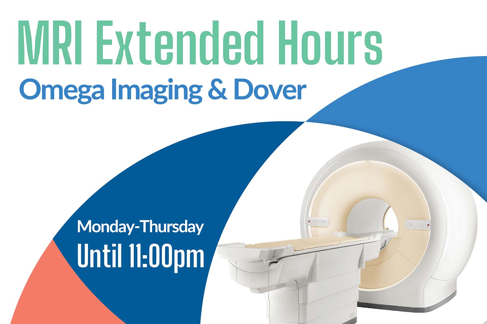 Delaware Extended MRI Hours, Dover & Omega Imaging