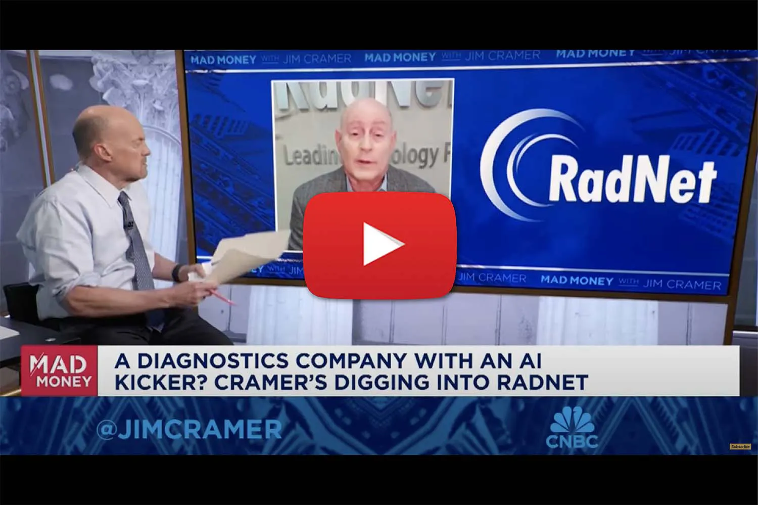 CNBC Television, Radnet CEO Howard Berger goes one-on-one with Jim Cramer