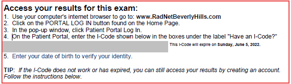 Portal Pass — I-Code instructions