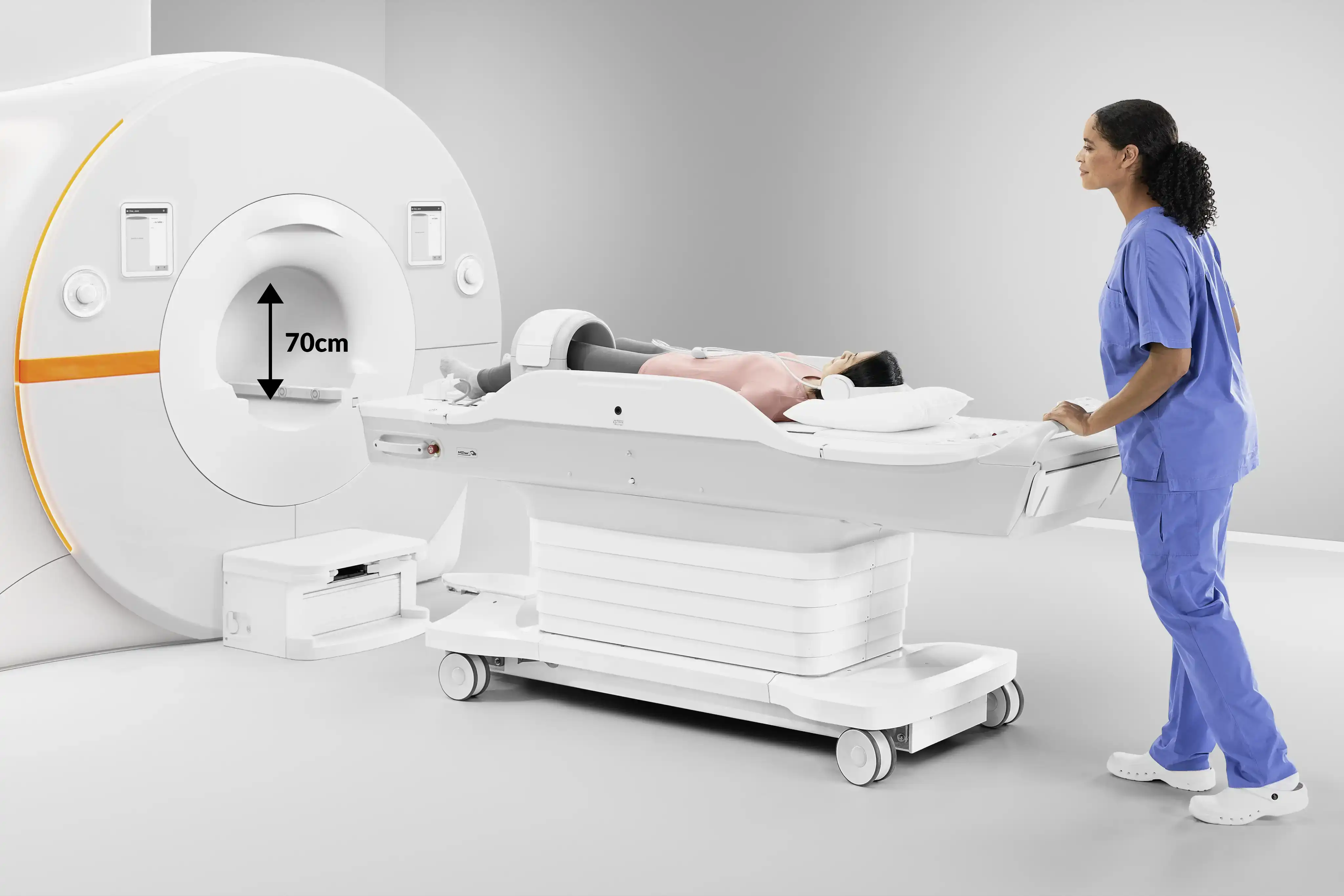 3T Wide Open MRI Patient